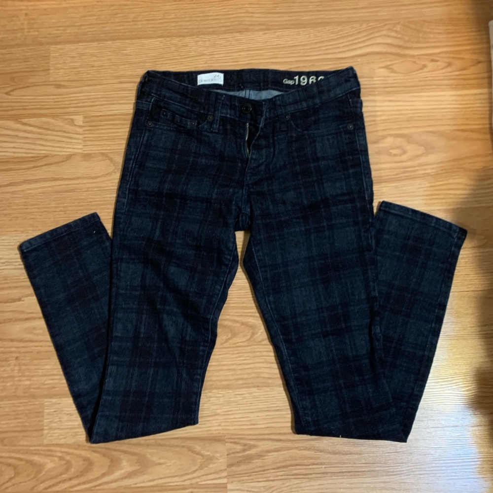 Gap Plaid Jeans
